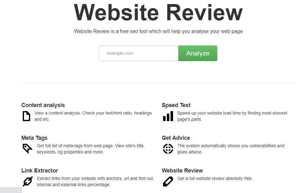 Tool Website Review